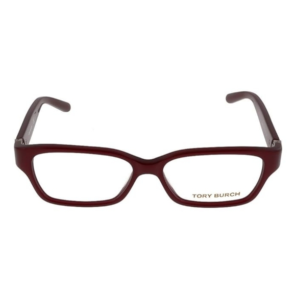 TORY BURCH TY2025 BURGUNDY ACETATE CATS EYE DESIGNER GLASSES 1080 53▪︎14/135 - Picture 2 of 15